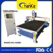 Ck1325 Acrílico MDF Alumnium Madera CNC Router para Gabinete Artesanía de madera de la puerta